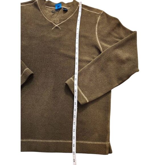 VTG Eastern Mountain Sports EMS Polyester sweater green stretch mens Medium - Picture 3 of 8